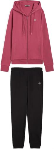 FREDDY - Tuta Donna Completa Sportiva in Cotone, Felpa con Cappuccio e Pantaloni Tuta, Regular Fit