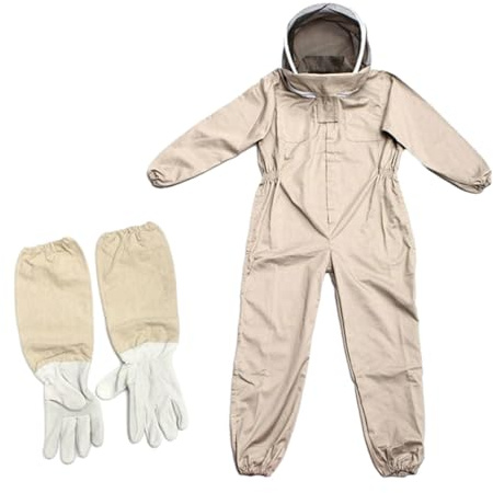 Trajes de apicultor – Traje protector de apicultor, traje espacial, para hombre y mujer, ropa de apicultor de cuerpo completo | Space Apicultor ropa gruesa con capucha para selva tropical, jardín