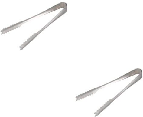 Cabilock 8 Stk Lebensmittelzange Aus Edelstahl Küche Liefert Lebensmittelclip Suppenterrine Mit Deckel Buffetzange Brotklammern Miniatur Tontöpfe Würfelzuckerclip Lebensmittelclip Eiswürfel