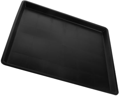 VERDANVERSE Kunststoff Tray für Tierkäfige, Glatte Ersatzwanne, Schwarz | Leicht, Austauschbar und Sicher, Saubere Oberfläche, für Huhn, Verhindert Verschmutzung