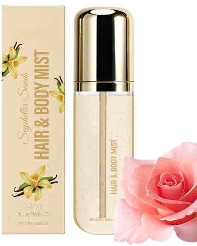 Spray De Fragancia Para Mujeres, De Cuerpo Perfumada, Spray De Perfume De Cabello, Con Romántico Y Elegante, Fórmula Ligera Y Indista, 4.2x4.2x13.6cm, Para Mujeres, Viajes, Playa, Vacaci