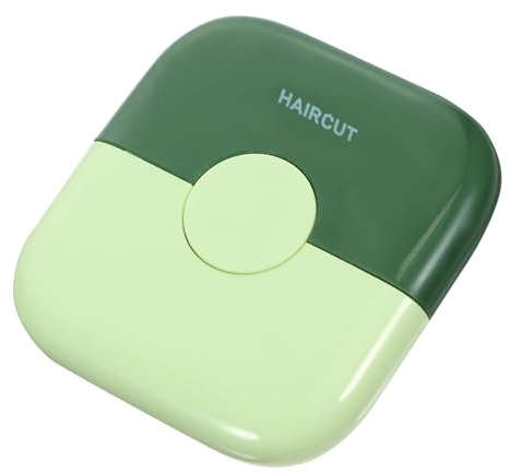 CTIRCHIU Manueller Haarschneider mit Kamm Tragbarer Spliss Haarschneider für Zuhause für Damen und Mädchen Avocado Grün