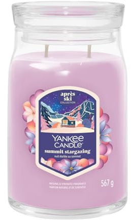 Yankee Candle Duftkerze im Glas (groß) SUMMIT STARGAZING - Signature Kerze Winterkollektion 2025 - Apres Ski mit Brenndauer bis zu 90 Stunden