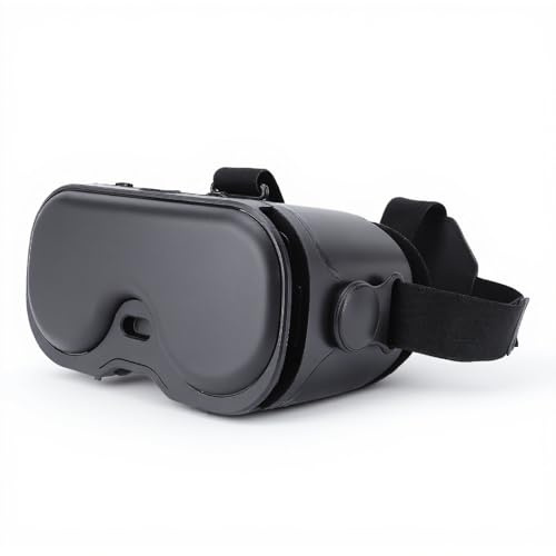 ASHATA VR-headset med Bluetooth-kontroll, 3D VR-glasögon Virtual Reality-headset för Spel och 3D-filmer, 120° FOV Justerbart Antiblått Ljus, för 5-7 Tums Smartphones