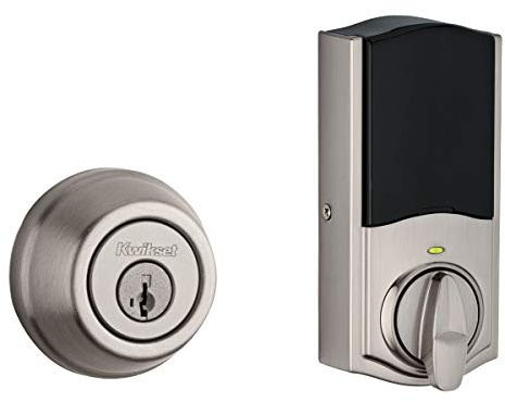 Kwikset 99140-130 Signature Series 2nd Gen Round Smart Lock Featuring SmartKey Security and Home Connect Technology Traditional Z-Wave Plus Deadbolt, Satin Nickel