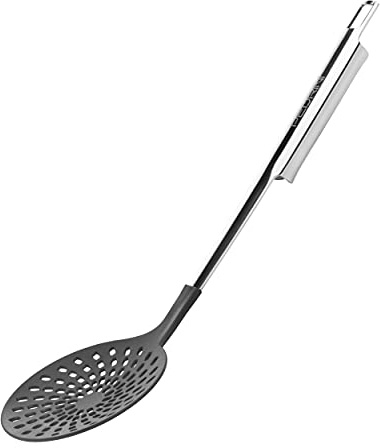 Pedrini schiumarola Forma, antigraffio e antiaderente, per antiaderenti, resistente alle alte temperature, per fritto, in acciao inossidabile e nylon
