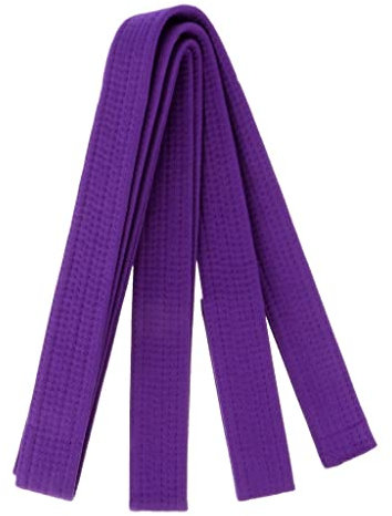 pistro Professioneller Gürtel aus Seidenfaden, für Kampfsport, Taekwondo, Kickboxen, Violett