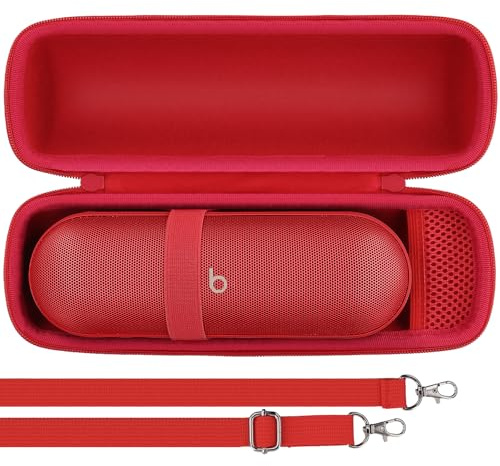 co2CREA Dur Étui de Voyage Rigide Housse Cas pour Beats Pill Enceinte Bluetooth Portable Microphone intégré(boîte Seule)