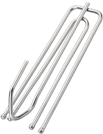 WANXIANG 30 Pcs Curtain Hooks for Drapes Stainless Steel 4 Prongs Curtain Pleat Hooks Pinch Pleat Curtain Hooks for Window Curtain, Shower Curtain
