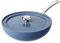 Redchef Set di 4 padelle in ceramica, in alluminio, antiaderenti, rivestite in ceramica, a induzione, 20/24/28 cm, per tutti i piani cottura, senza PTFE, senza PFOA, resistenti al forno (blu)