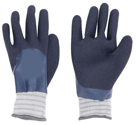 Electrical Insulated Gloves, 1000V High Voltage Resistant Electrician Gloves, Safety Work Gloves Electrical Rubber Non Slip Gloves Against Electric Shock