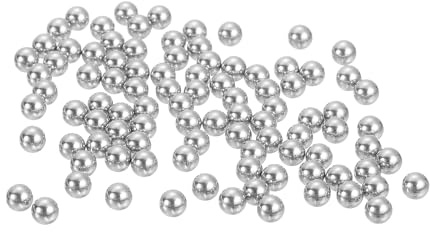 QUARKZMAN 50 Stück Kugellager Stahlkugeln, 2.5mm Kugellager Kugeln 440c Edelstahl Edelstahlkugeln G10 Präzisions Metallkugeln Lager Stahlkugeln für Lager Fahrräder