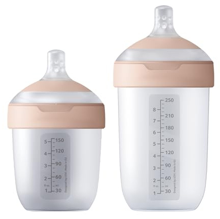 Difrax LOVI Set zur Geburt – Flaschen 150 ml & 250 ml – Anti-Kolik – kompatibel zum Stillen – Baby-Set & Geschenkidee zur Geburt – hergestellt in Europa