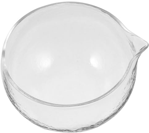 BESPORTBLE Taza de Té China Transparente de Vidrio Tazón Clásico para Preparar Matcha y Té Frío Multiusos para Hogar y Oficina Ligera y Fácil de Transportar