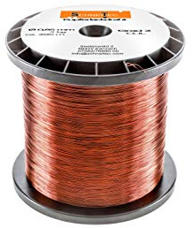 Kupferlackdraht W210 Ø 0,85 mm 2 kg, ca. 385m - CU Lackdraht Grad 2 CUL Kupferdraht Gewicht 2 Kilogramm Durchmesser 0,85 Millimeter Wickeldraht Kupfer Draht nach IEC 60317-13