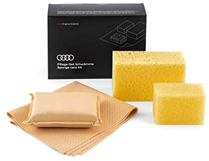 Audi 4L0096166 Schwamm Pflege-Set Reinigungsschwämme, 4-teilig