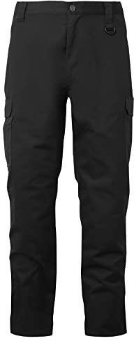 Osbauer Herr Arbetskläder Byggnadsarbetare Byxor Flera Fickor – Svart - Mitre - 56- Lång Längd