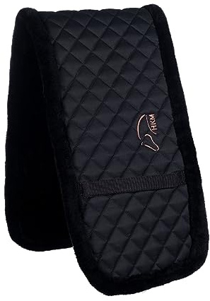 HKM Gymnastic Longiergurtunterlage Schwarz/Rosegold 110 cm, 26 cm