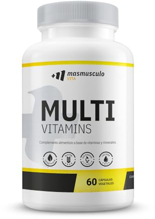 MM Supplements - Multivitaminas - 60 Cápsulas - Bote 2 Meses - Vitaminas y Minerales Esenciales - Recuperador Muscular - Mayor Resistencia - Multi Vitamins