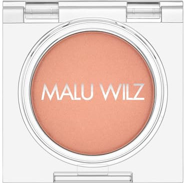 Malu Wilz Velvet Blush Nr. 05 Apricot Crush - Rouge Puder Makeup für natürlich aussehende Wangen, Superleichter, samtiger Blush Powder zum Konturieren