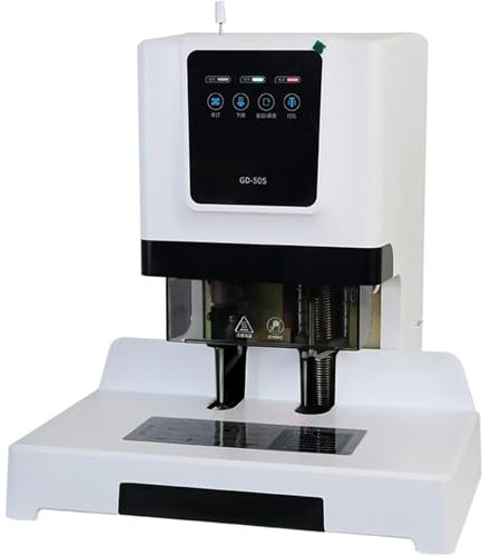 HYYKEJI Bindemaschine für Rechnungsgutscheine, elektrische Bindemaschine, 26 Sekunden schnelles Binden, 50 mm Dicke, Touch-Tasten, einfach bis einfach, zum Binden im Schulbüro