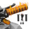 Heizgriffe Motorrad Overgrips, 1 Paar 12V ATV Motorrad Heizgriffe mit 3 Stufen der Temperatureinstellung Motorrad Heizgriffe Motorrad Fahrrad Griffheizung Overgrips, 12,6cm(L) x 2,2cm (Ø)