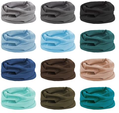 TAIYUNWEI Outdoor Multifunctional Sports Magic Seamless Scarf, Magic Head Scarf, Elastic Headband Bandana, UV Resistance Sport Headwear for Riding, Motorcycling, Hiking, Fishing, Yoga.