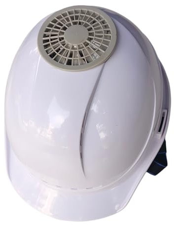 Chapeau avec Ventilateur intégré, Rechargeable par USB, Casque Rigide léger réglable, 29 x 22 x 16 cm, Ventilation des Mains, Protection Solaire extérieure, équipement de Travail de Construction