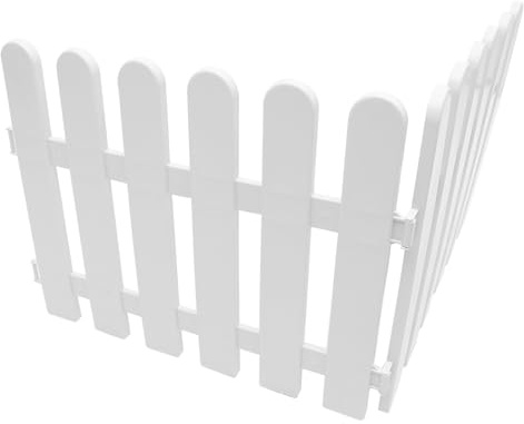 Hemobllo 2 Pièces Clôture De Jardin Extérieur Plastique Bordure pour Chiens Clôture De Terrasse Petite Décorative Kit De Bordure Paysagère