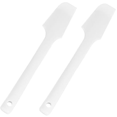 VICASKY 2 pezzi Spatole in Silicone Flessibile per Dolci Raschietto Pasta e Spatola per Impasti Utensili da Forno Leggeri e Multifunzionali per Mescolare Stendere e Raschiare e Paste