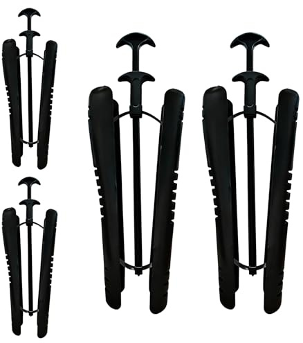 DYOUen 2 Paar 4 Stück Boots Stiefelspanner Stiefel Schuhspanner 42cm Stiefelformer mit Griff für Damen Schaftspanner, Automatik Mechanik