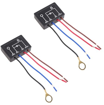 2Pcs Touch Lamp Control Module, Touch Lamp Sensor Replacement Kit, Lamp Touch Dimmer Switch 3 Way Dimming Function Touch, Lamp Switch Touch Dimmer Switch for Lamp Fit for Dimmable Bulbs