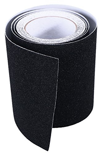 BESTOMZ 15CM x 5 Anti-Rutsch Band Aufkleber für Treppen Belag Streifen (schwarz)