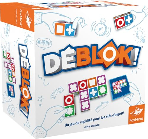 Asmodee - DEBLOK! - Jeu d'Ambiance pour Enfants dès 6 Ans - 60 Défis