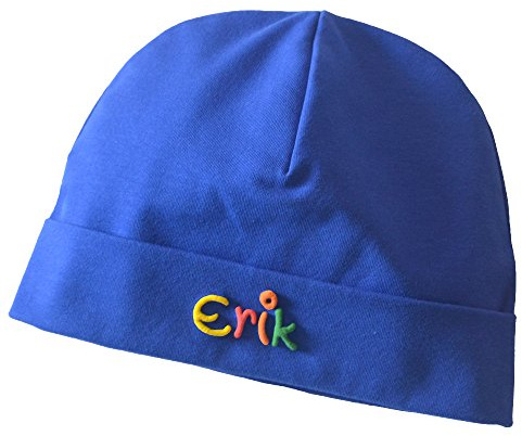 Sommermütze mit Namen Blau kobalt in verschiedenen Größen - Mütze für Babys Kinder Junge & Mädchen personalisiert - Kindermütze - Kopfbedeckung - Haube Haube