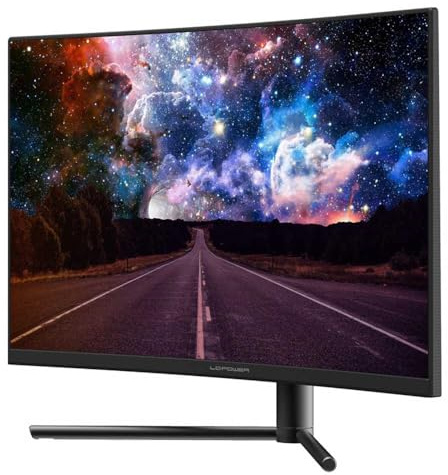 LC POWER LC-M27-FHD-240-C - Monitor Curvado (68,6 cm/27, FHD, HDMI/DP, 240 Hz, 1 ms), Negro