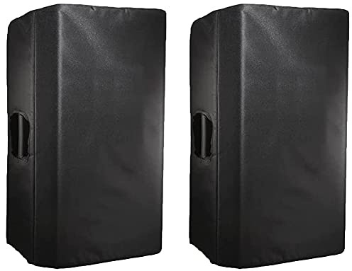 BOSKING Lot de 2 housses de haut-parleur pour ZLX-12/ZLX-15 - Étanche - Fixation murale - Pour haut-parleur ZLX-15 : 70 x 45 x 40 cm