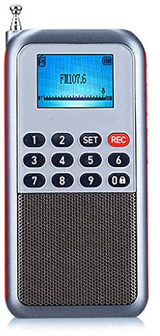 Radio digital con altavoz Bluetooth, radio DAB portátil y altavoz estéreo para escuchar inalámbricamente, diseño retro con tamaño de bolsillo personal
