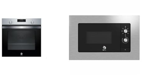 Balay - Set compuesto por el Horno Multifunción 3HB4131X2 y el Microondas 3CG6112X3, Negro - Inox