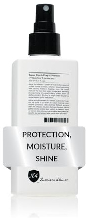 Number 4 Super Comb & Protect, Leave In Conditioner Spray, Heat Protectant for Hair, 6.7 oz