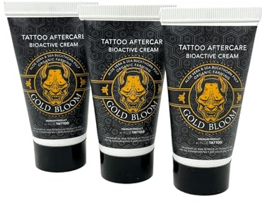 INKgrafiX® TATTOO Premium Aftercare Gold Bloom - 3x30g - INKgrafiX® Deutschland - PROFI STUDIO - IG69832 - vegan - Creme Salbe Care Skincare