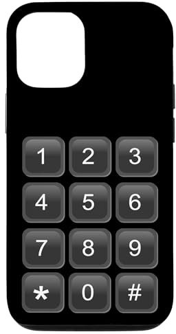 iPhone 13 Pro NUMERIC KEYPAD PHONE NUMBER SECURITY CODE PIN PAD COSTUME Case