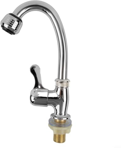 Vilgftyiet Küchenarmatur aus Kunststoff, Stahl, Wasserreiniger, Einhebelloch, Kaltwasserhahn für Küche, Bars, Badezimmer, Badewanne, 04M42ZICYDKD420Z6IWQ