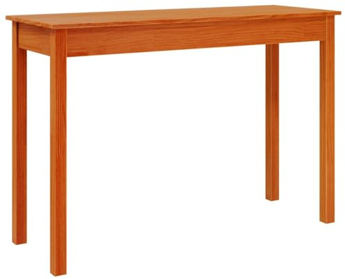 vidaXL Konsolentisch Wachsbraun 110x40x75 cm Massivholz Kiefer