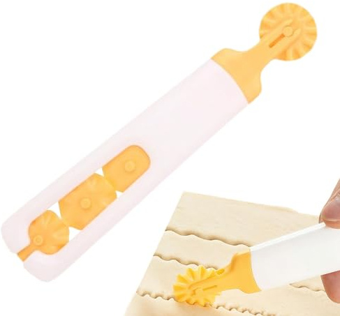 Roue de découpe pour pâte à , outil de séparation de pâtisserie | Roue de coupe 4 en 1 pour pâte à pizza, outil de séparation de pâtisserie pour pâtes, , biscuits, nouilles, 17,8 x 10,2 x 2,5