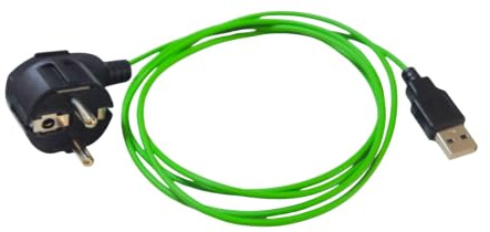 Cable USB de conexión a tierra: permite conectar a la tierra cajas de Internet, ordenadores portátiles y otros dispositivos