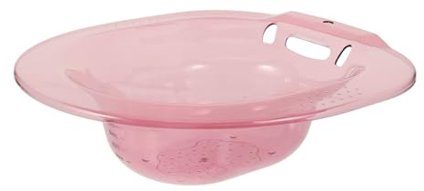 OATIPHO Privatpflege Pot WC-Sitz-Badewanne -Sitzbadbecken Bidet zur Behandlung von Sitzbad für die Wochenbettpflege Damen Sitzbadewanne das Haustier Rosa