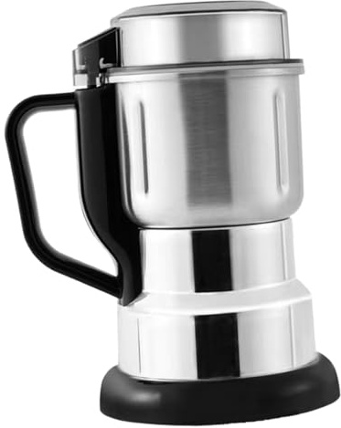BIUDECO Moulin à Café Électrique Petit Format pour Grains et Céréales Moteur Puissant Usage Domestique Broyeur Multi-usages Sûr