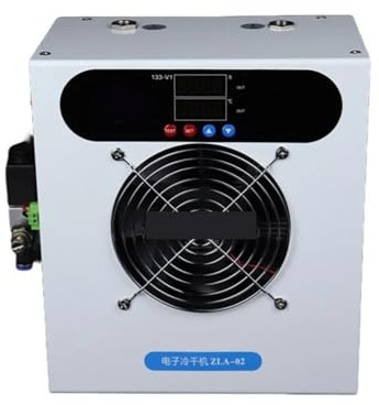 Essiccatore a freddo con compressore d'aria da 120 l/min, filtro di disidratazione for liofilizzatore, essiccatore ad aria compressa raffreddamento a camera ossigeno 02 per la fabbrica