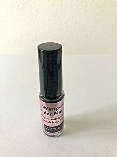 Wimpernwelle Wimpern in der Flasche, Wimpernverlängerung, 8ml - Schwarz